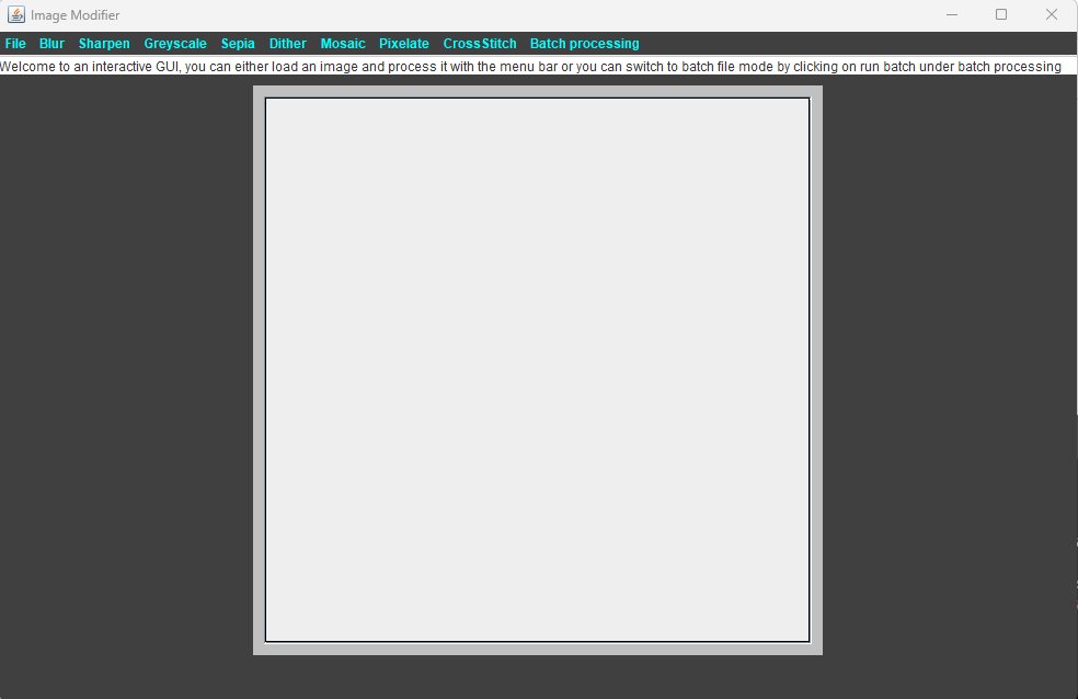 Image Processing app